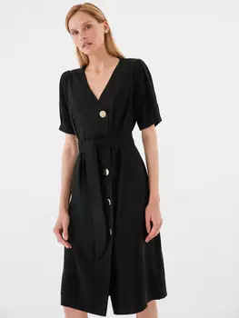 Платье-миди на пуговицах