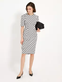 Платье-миди на запахе