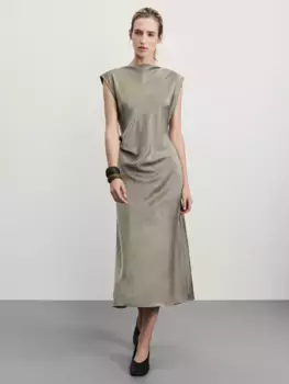 Платье миди приталенного кроя