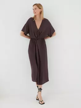 Платье-миди с запахом