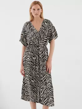 Платье-миди с запахом