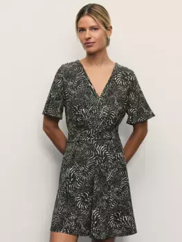 Платье мини с принтом