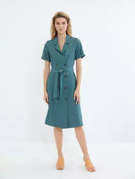 Платье-рубашка с поясом