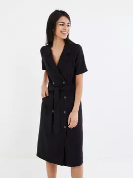 Платье-рубашка с поясом