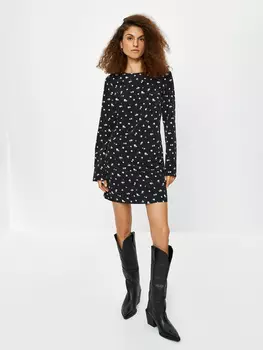 Платье с принтом