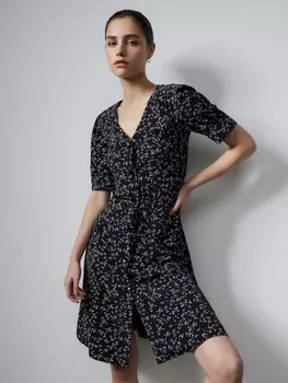 Платье с принтом