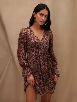 Платье с принтом