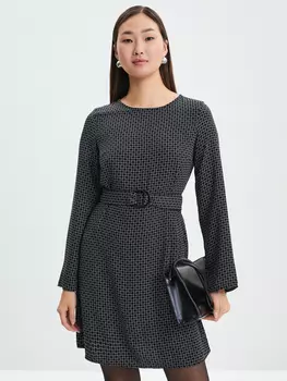 Платье с принтом