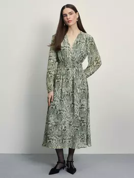 Платье с принтом