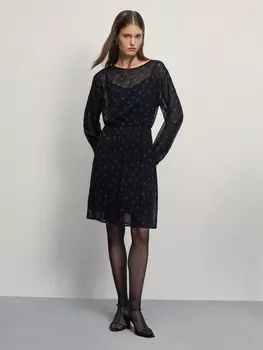 Платье с принтом