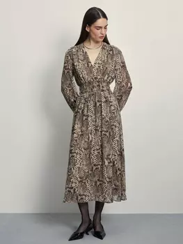 Платье с принтом