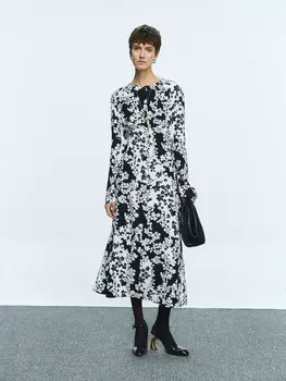 Платье с принтом