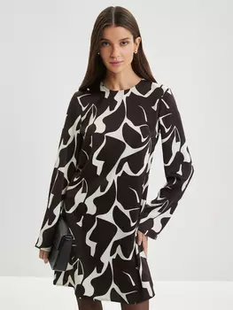 Платье с принтом