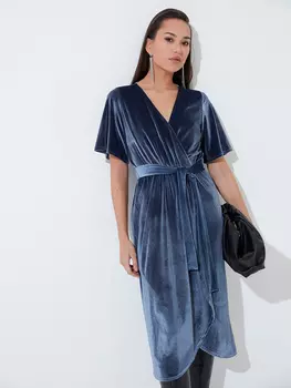 Платье с рукавом флаттер