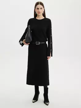 Платье с шерстью