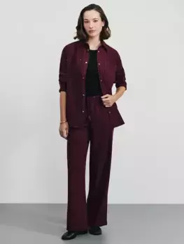 Прямые брюки из вельвета