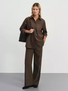 Прямые брюки из вельвета