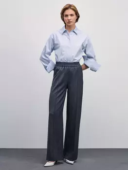 Прямые брюки из вискозы