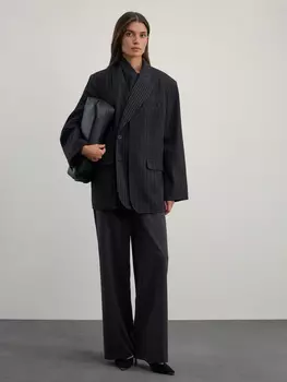 Прямые брюки из вискозы