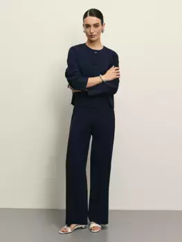 Прямые брюки из вискозы