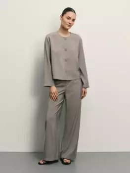 Прямые брюки из вискозы