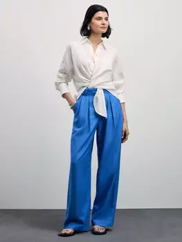 Прямые брюки с карманами