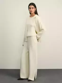 Прямые брюки с вискозой в составе