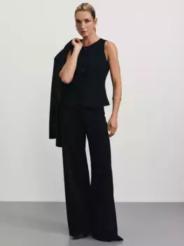 Прямые брюки с вискозой в составе