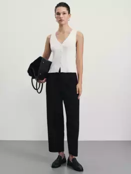 Прямые брюки с вискозой в составе