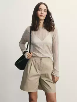 Прямые шорты из хлопка