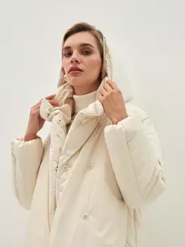 Пуховик с капюшоном