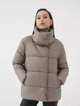 Пуховик с воротником