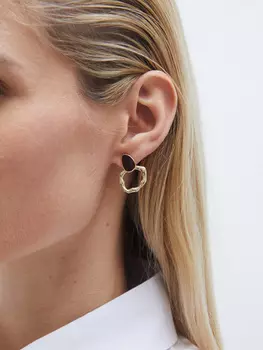 Рельефные серьги