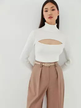 Ремень с овальной пряжкой