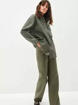 Рубашка из экокожи