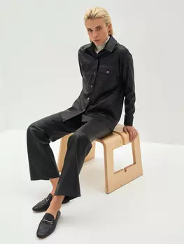 Рубашка из экокожи