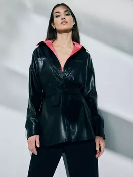 Рубашка из экокожи