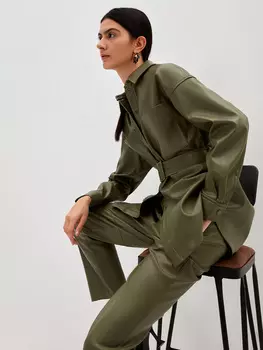 Рубашка из экокожи