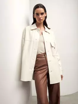 Рубашка из экокожи