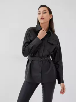 Рубашка из экокожи