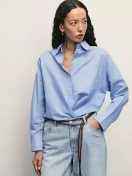 Рубашка изо льна и хлопка