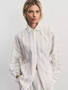 Рубашка из хлопка в полоску