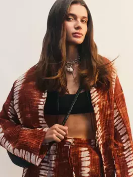 Рубашка из вискозы с принтом