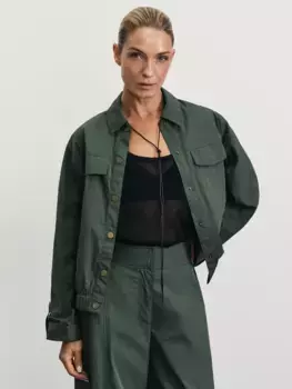 Рубашка на кнопках из хлопка