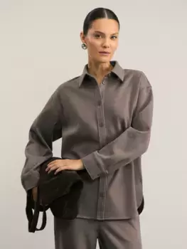 Рубашка прямого кроя