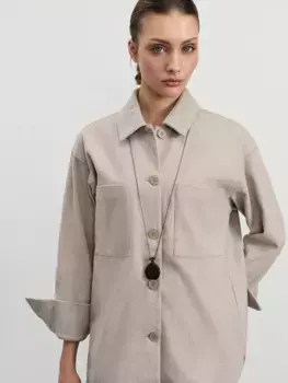 Рубашка прямого кроя