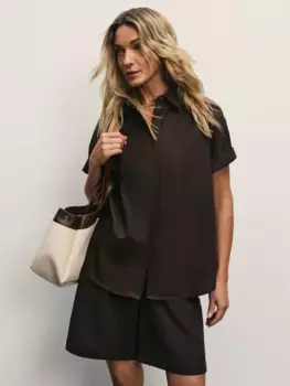 Рубашка прямого кроя из хлопка