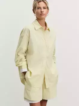 Рубашка с двойными манжетами из хлопка