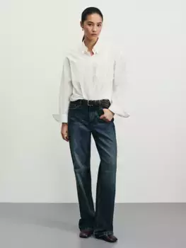 Рубашка укороченная из хлопка