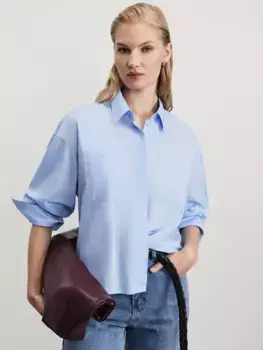 Рубашка укороченная из хлопка